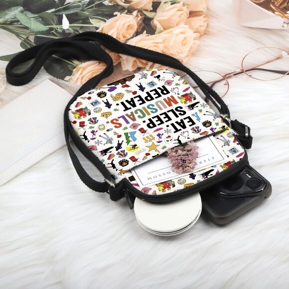 Stylish Adjustable Crossbody Bag - Musicals Inspired Fashion for Every Occasion - Picture 3 of 7